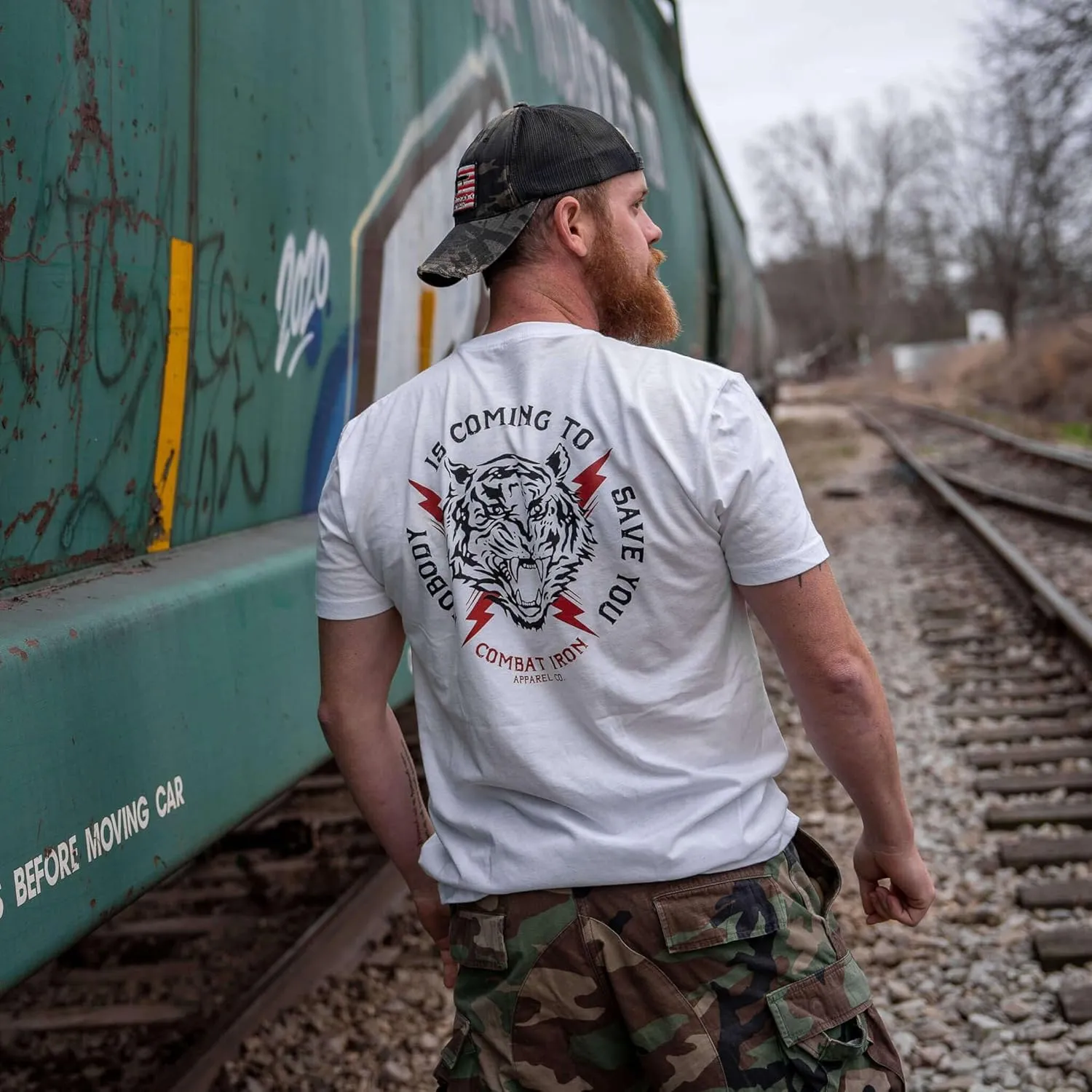 Nobody is Coming to Save You Men's Graphic Short Sleeve T-Shirt