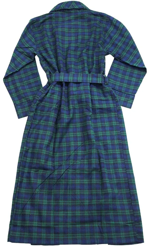 NORTY Mens S-2XL Blackwatch Plaid Bath Robe 34115