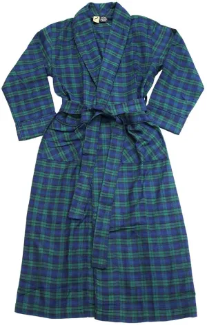 NORTY Mens S-2XL Blackwatch Plaid Bath Robe 34115