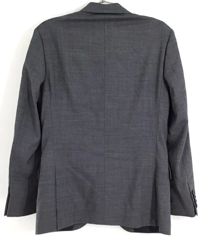 NWT J.Crew Men's Gray Slim Fit Single-Breasted Blazer - Size 36S