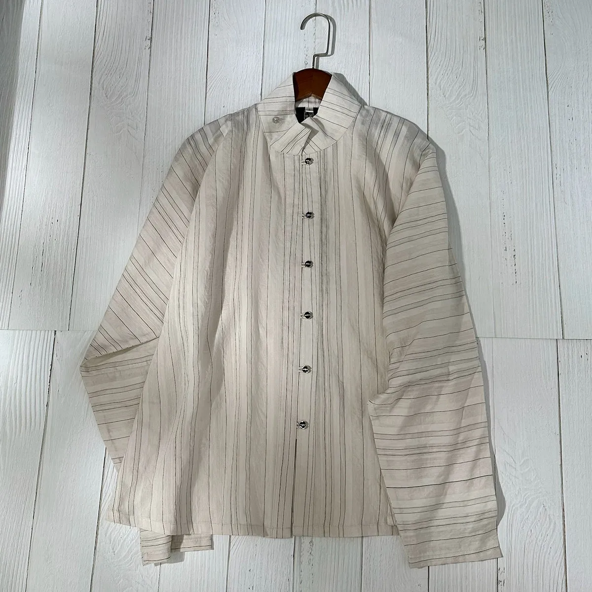 Old Wine 古酒 Modernized Ming Men's Liling Duijin Shan Daily Standing CollarTop