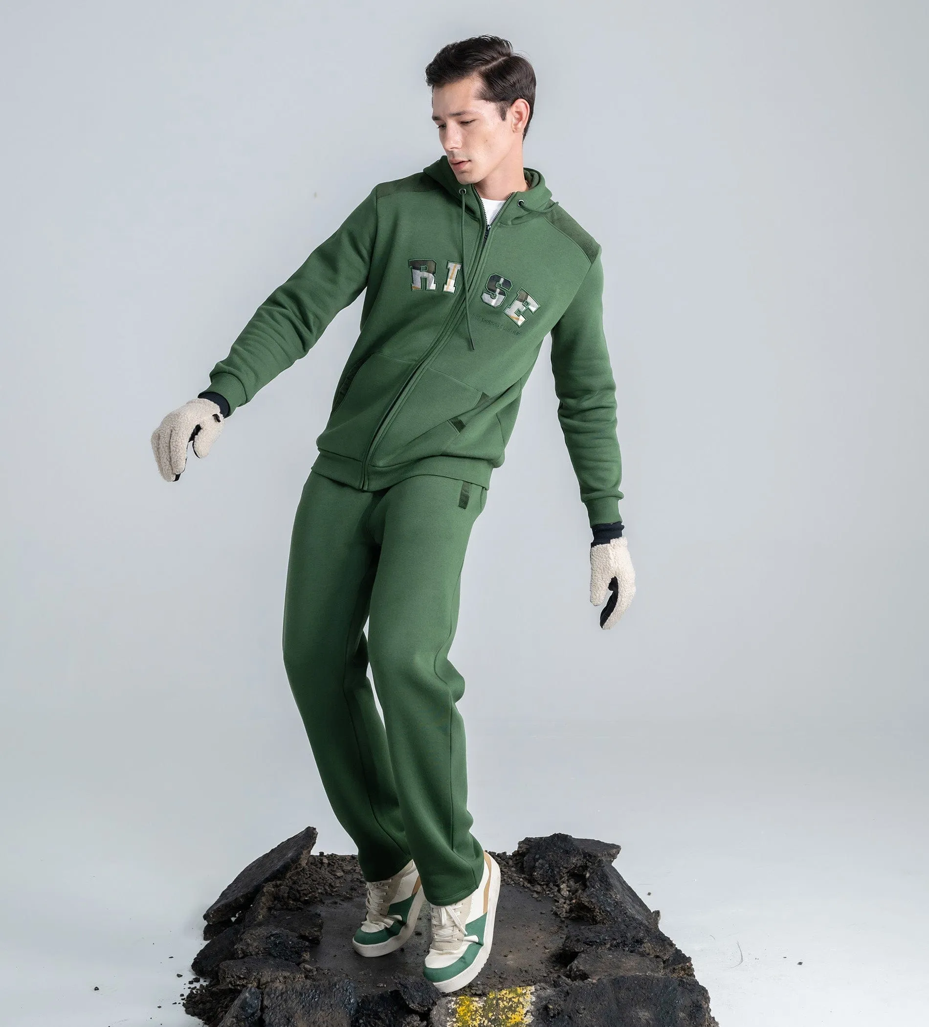 Olive Horizon trackpants