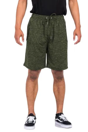 Olive Marbled Light Weight Active Shorts