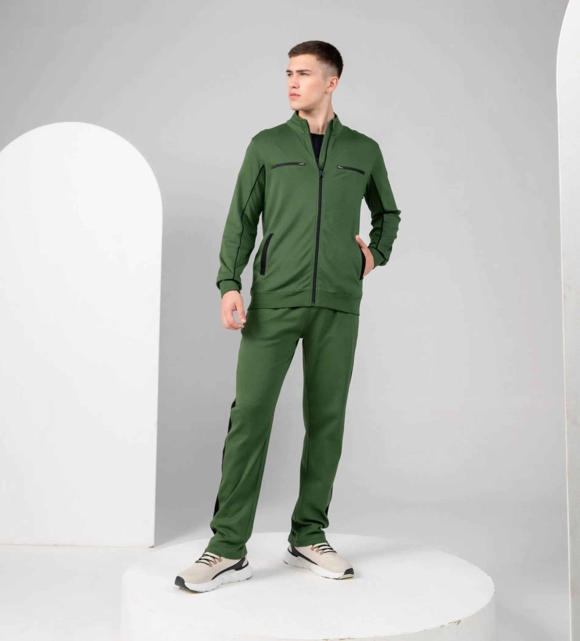 Olive Trackpant For Men