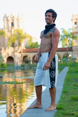 Om Lounge Shorts in White