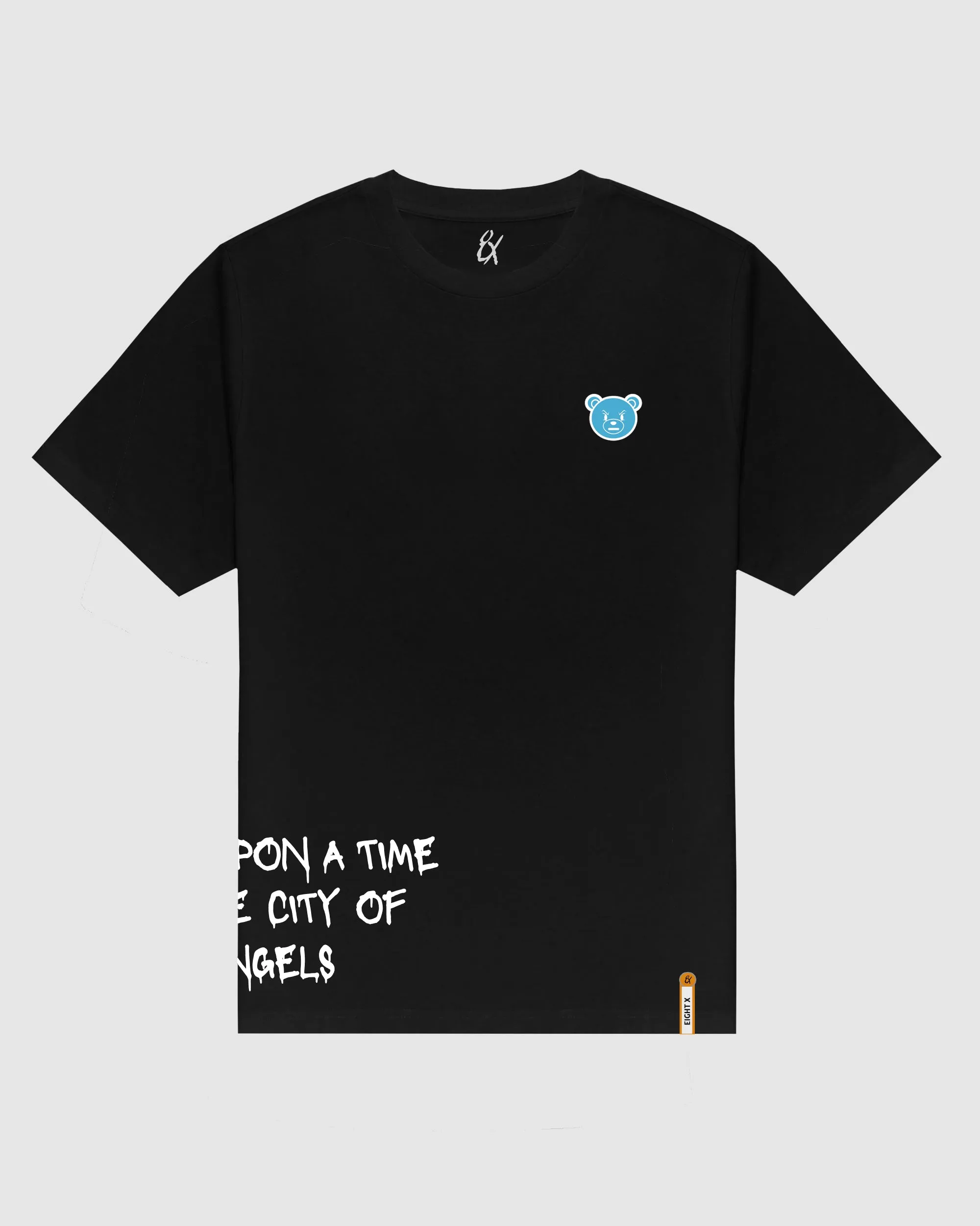 Once Upon a Time Oversized Graphic T-Shirt - Black