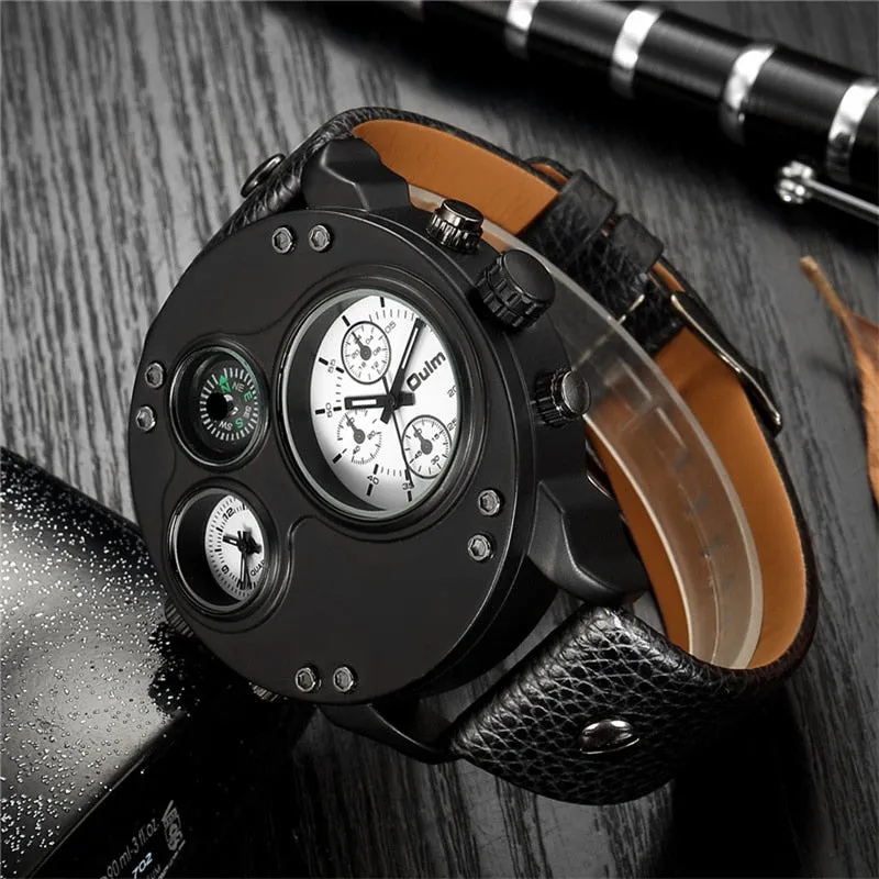 OULM Unique Luxury Sport Men's Quartz Wristwatch
