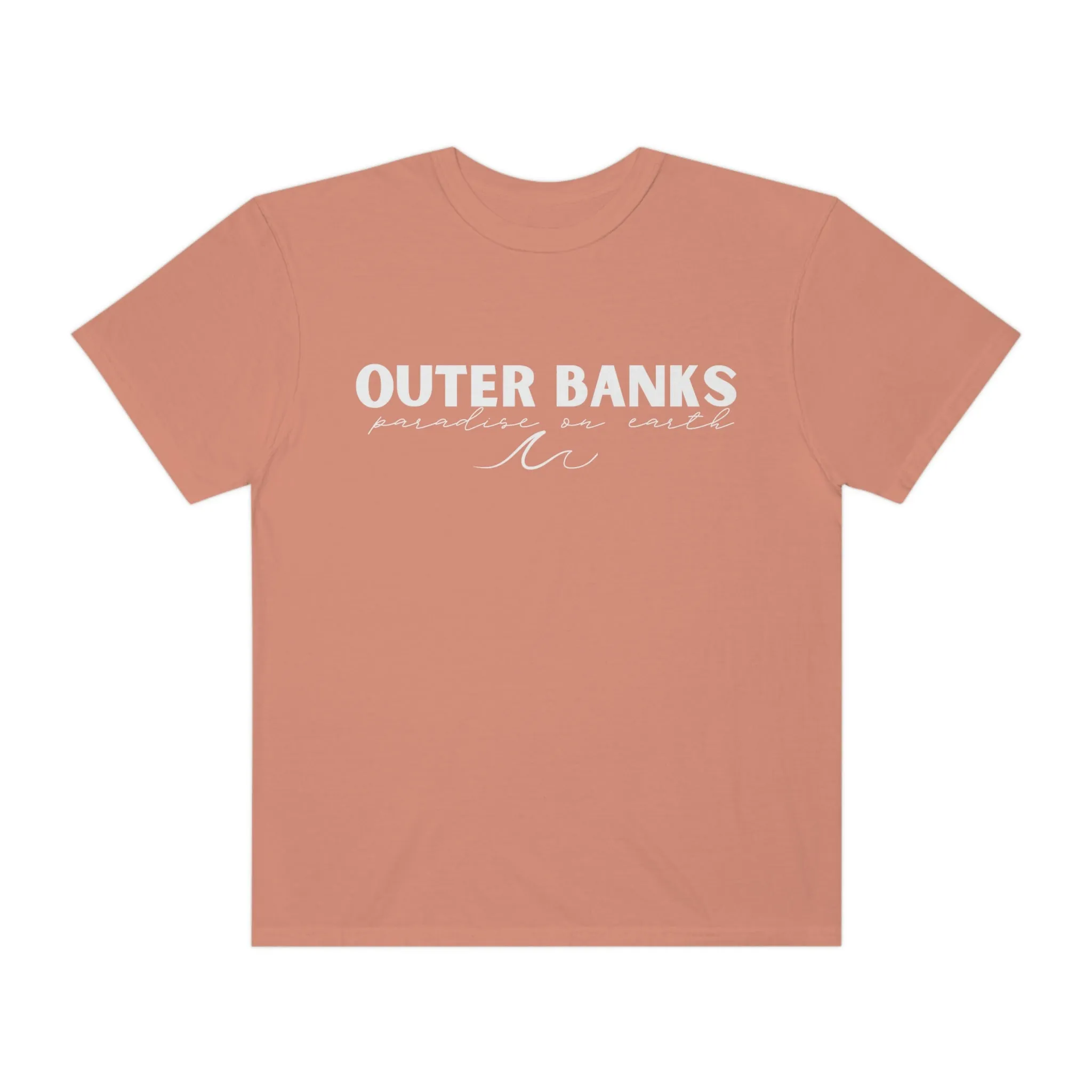 Outer Banks OBX Paradise on Earth Waves Comfort Colors 1717 Unisex Garment-Dyed T-shirt