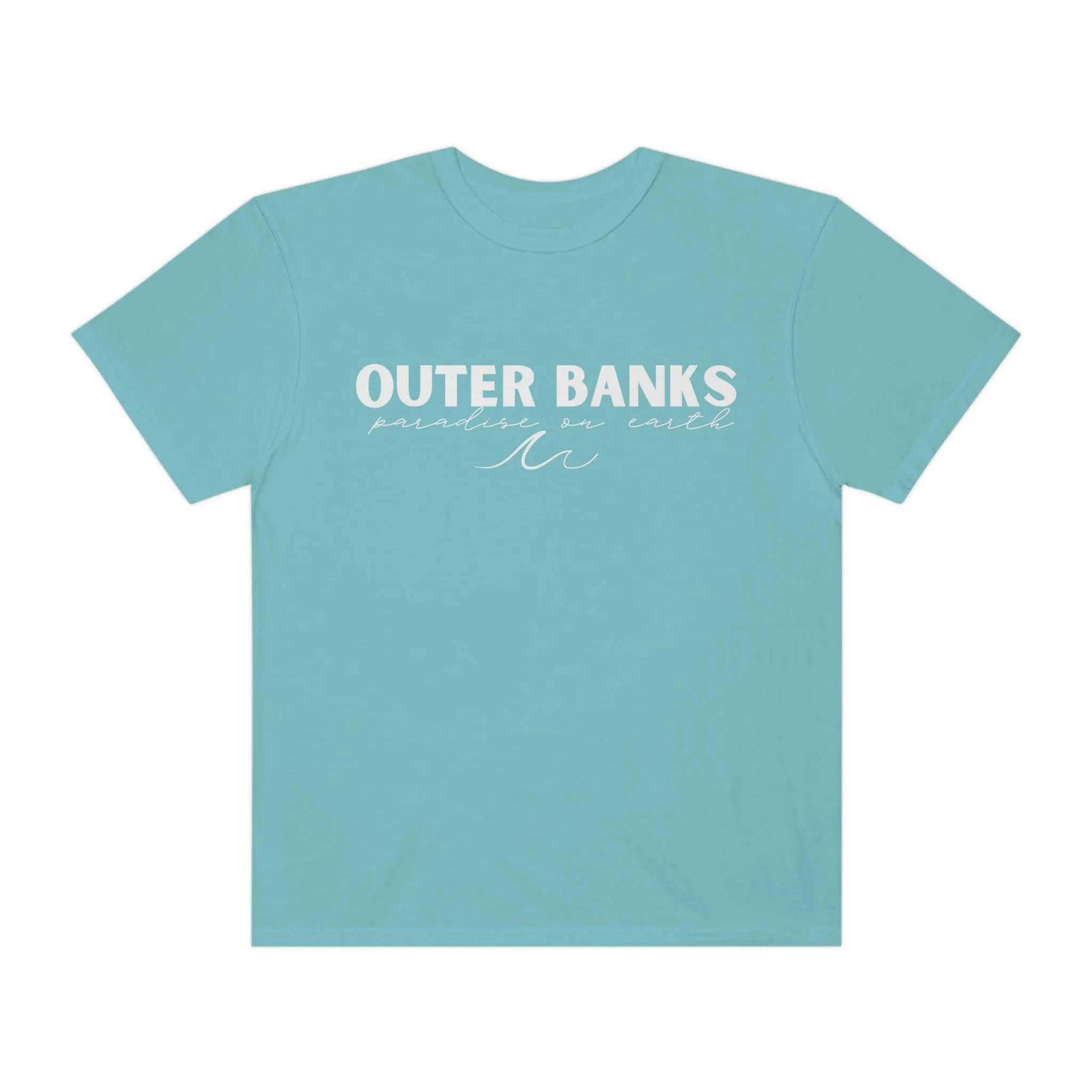 Outer Banks OBX Paradise on Earth Waves Comfort Colors 1717 Unisex Garment-Dyed T-shirt