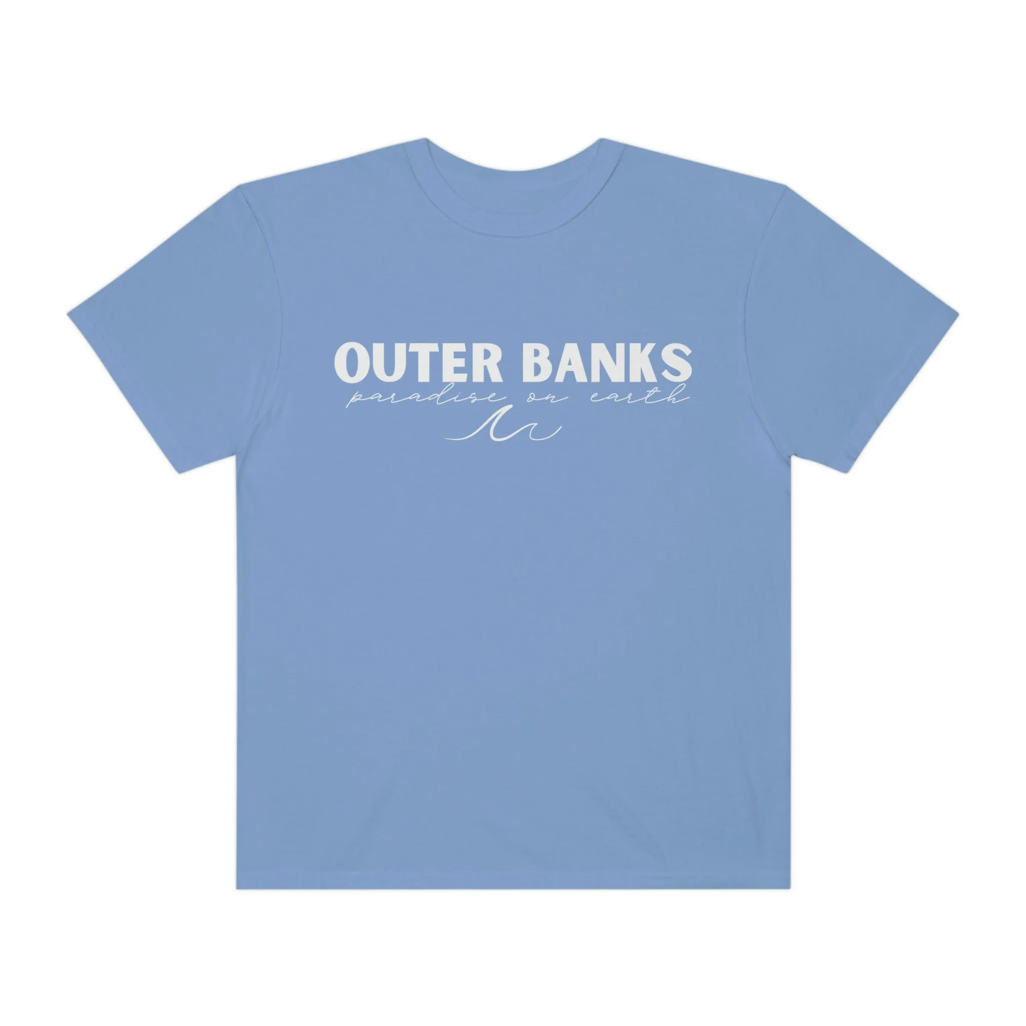 Outer Banks OBX Paradise on Earth Waves Comfort Colors 1717 Unisex Garment-Dyed T-shirt