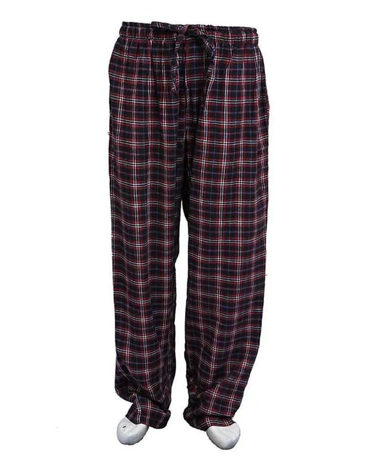 Pack of 2 - Men's Cotton Check Pajama - Cotton Yarn Dyed Flannel Men's Pajama MF-12