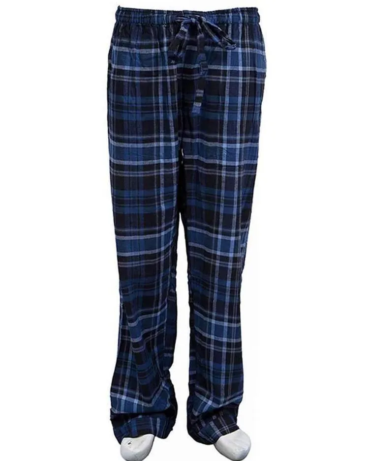 Pack of 2 - Men's Cotton Check Pajama - Cotton Yarn Dyed Flannel Men's Pajama MF-12