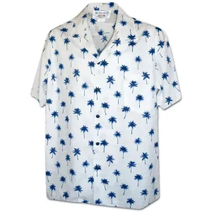 Palm Tree Grove Blue Hawaiian Shirt