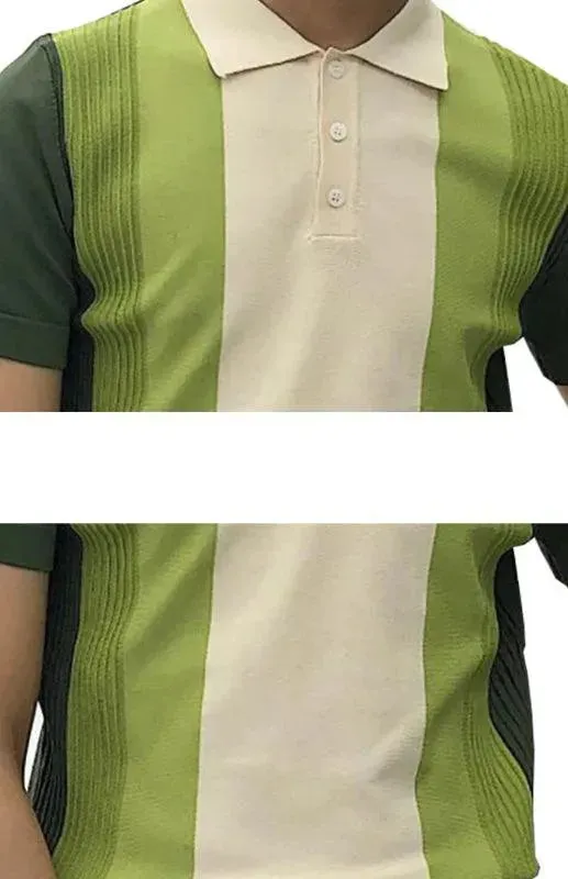 Patchwork Solid Polyester Polo Shirt for General - All-Season Everyday