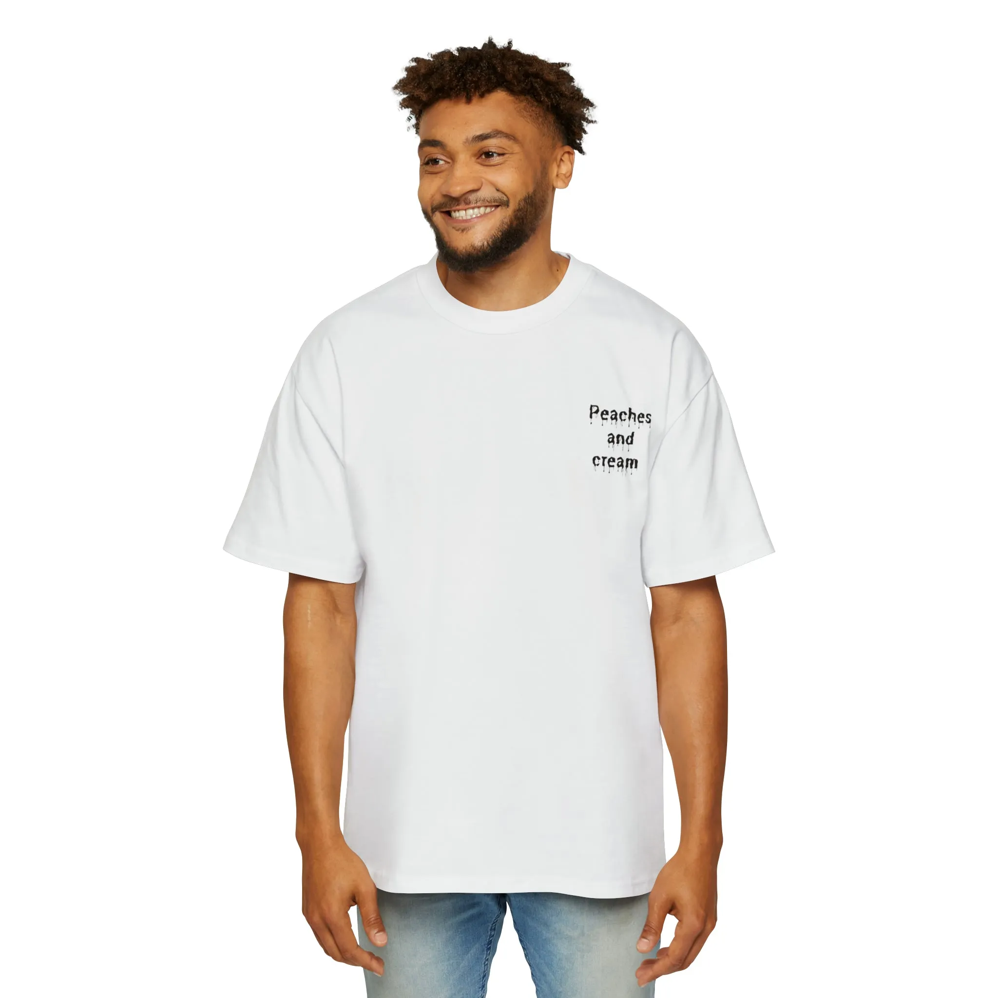 Peaches and Cream Heavy Oversized Tee