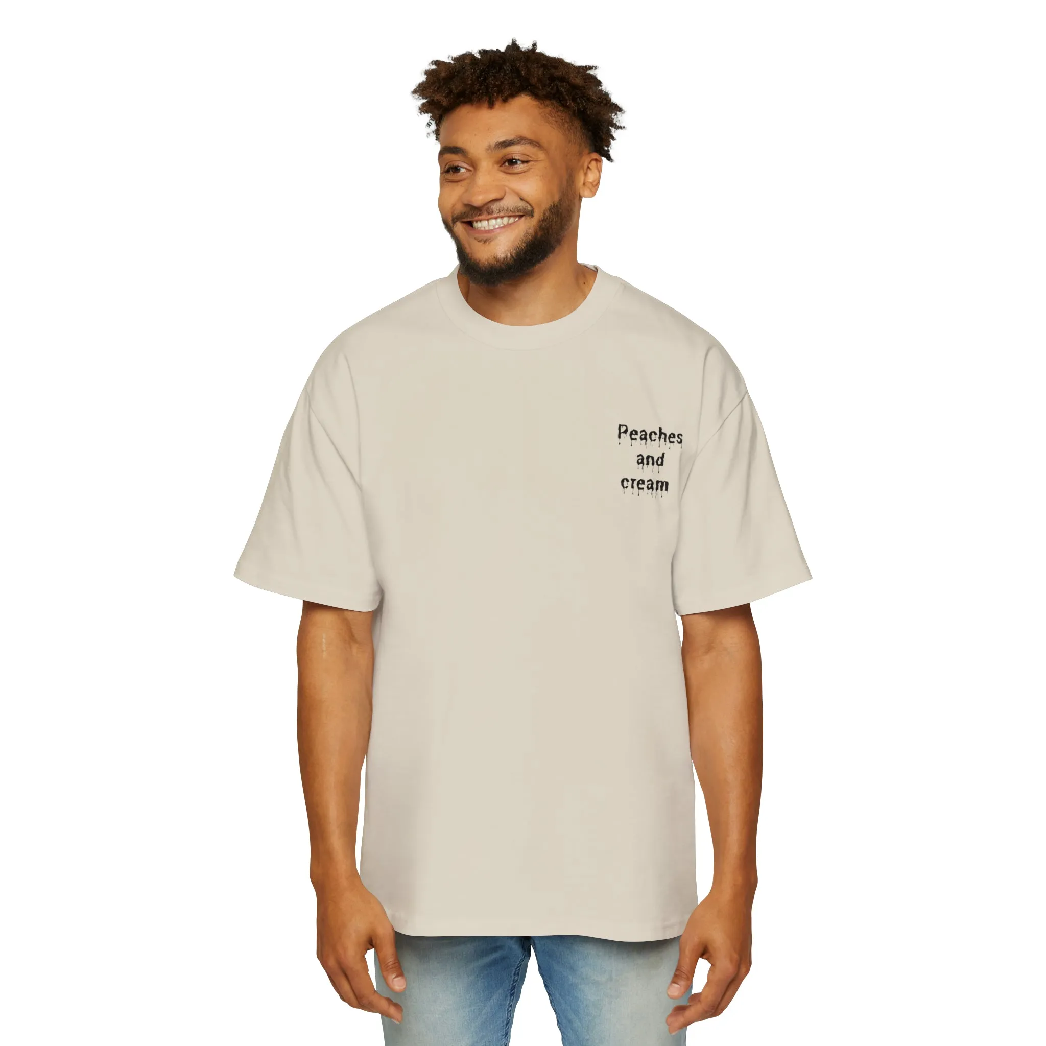 Peaches and Cream Heavy Oversized Tee