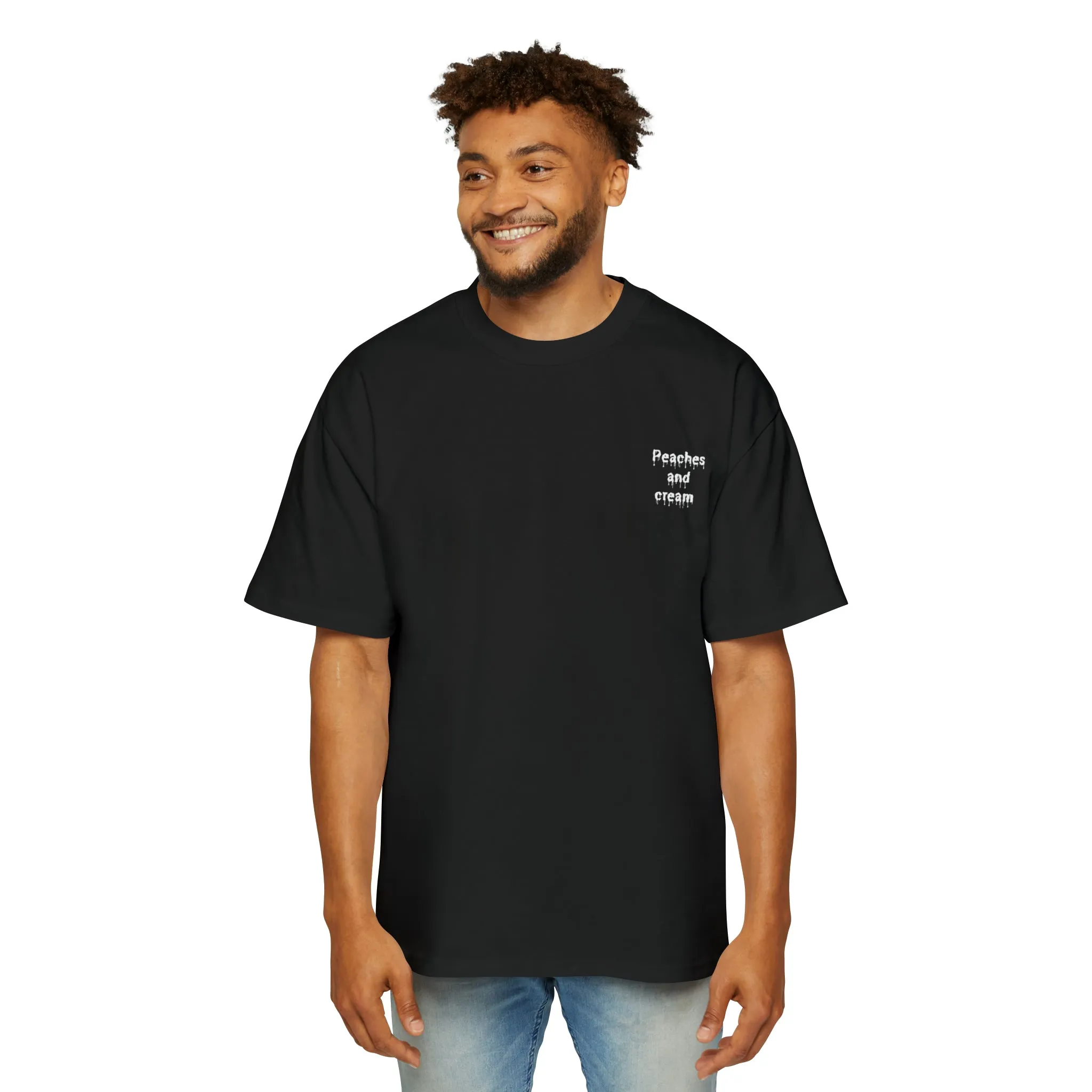 Peaches and Cream Heavy Oversized Tee