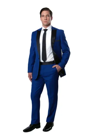 Peak Lapel Slim Fit Tuxedo MT182S-03 - Perfect for Men's Prom & Events