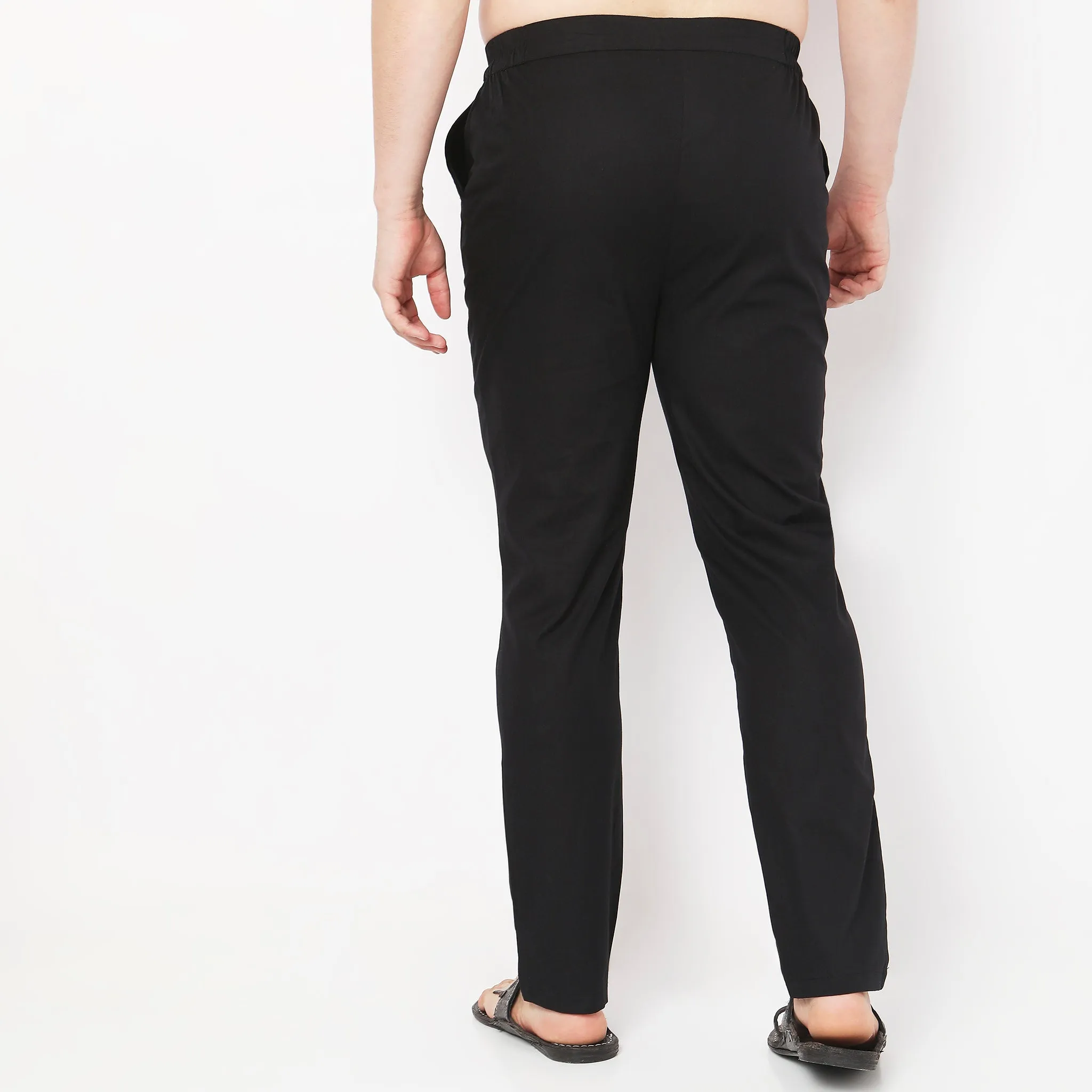 Perfect Ethnic Pants to Pair with Kurtas and Kurta-Shirts - Slim Fit Mid Rise Trousers