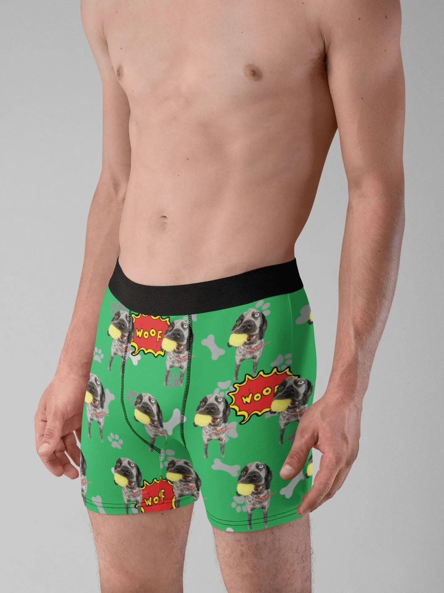 Personalised Dog Photo Boxers - Classic Design