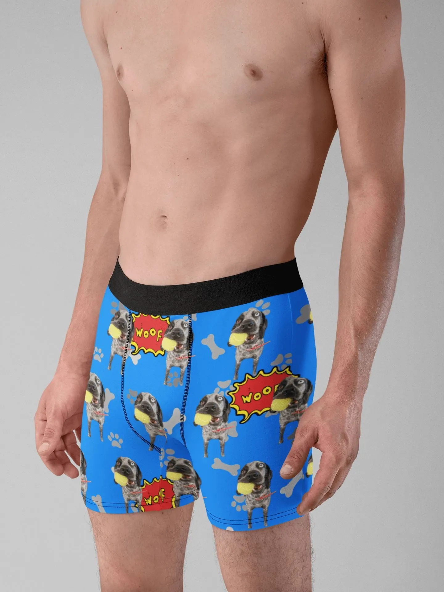 Personalised Dog Photo Boxers - Classic Design