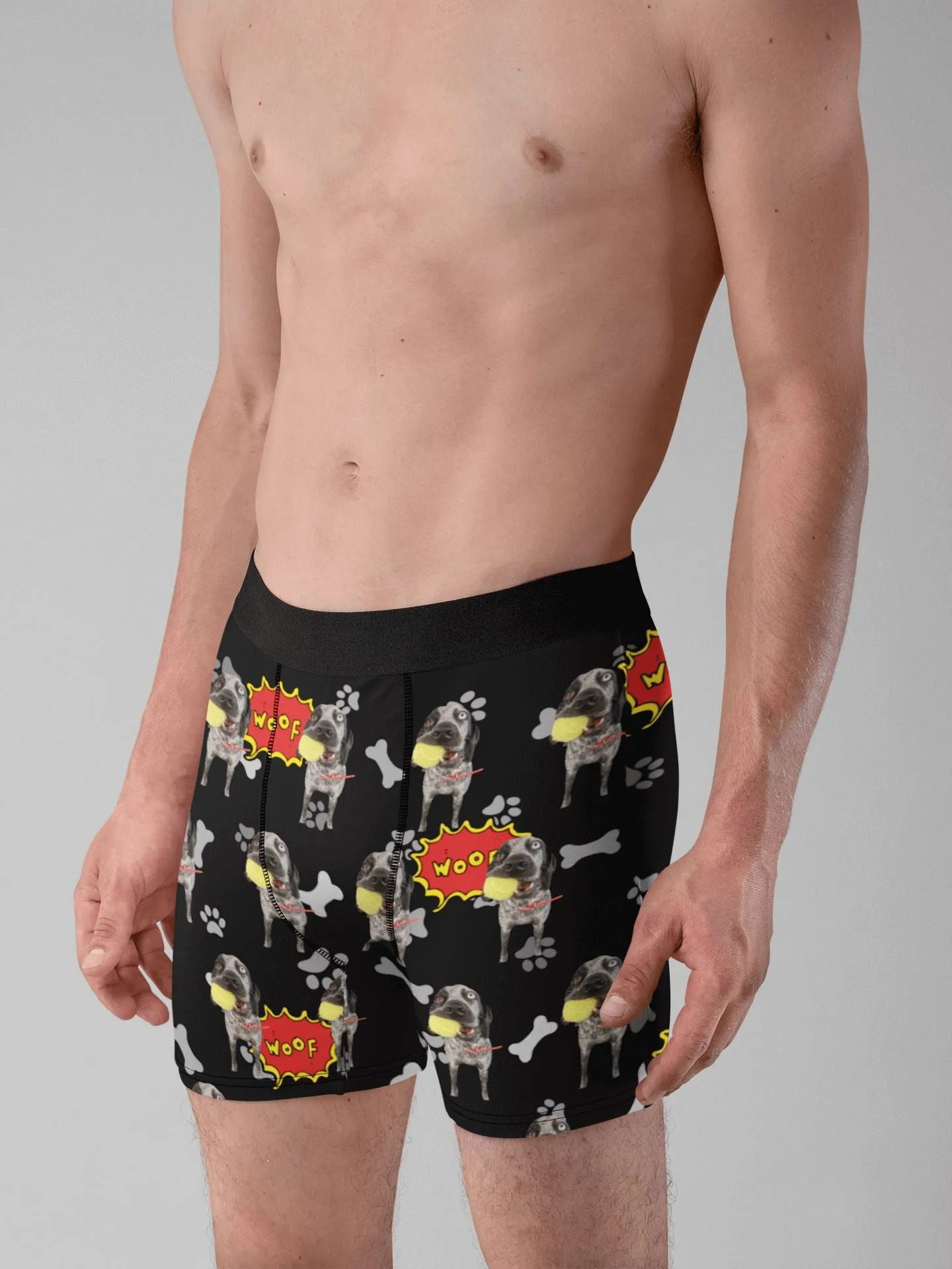 Personalised Dog Photo Boxers - Classic Design