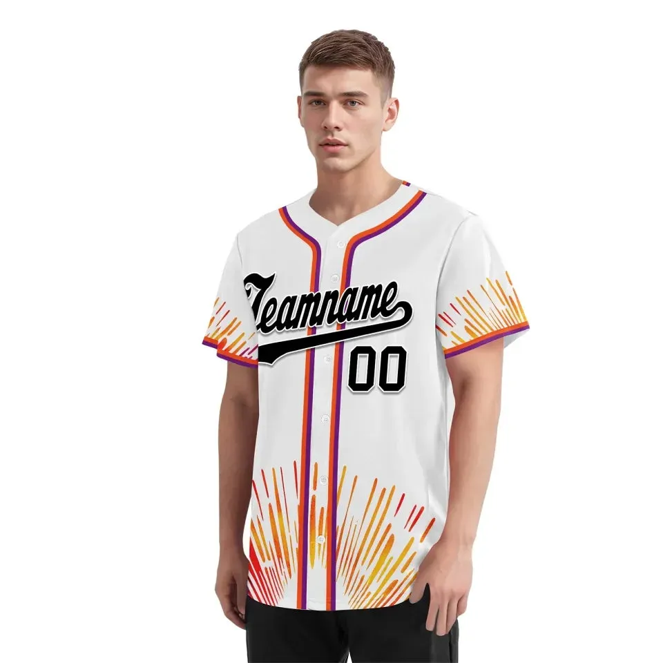 Personalized Yoga-Inspired Baseball Jersey – Custom Activewear for Wellness Enthusiasts