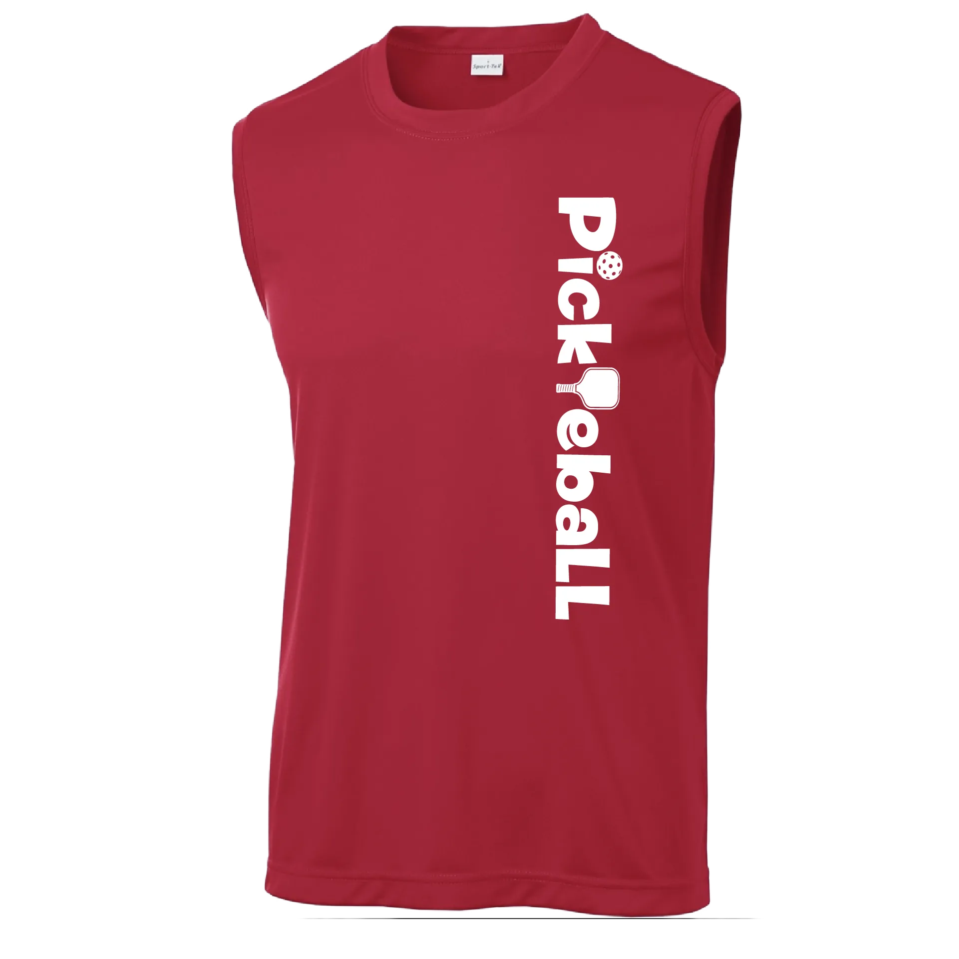 Pickleball Horizontal (Customizable) | Men’s Sleeveless Athletic Shirts | 100% Polyester