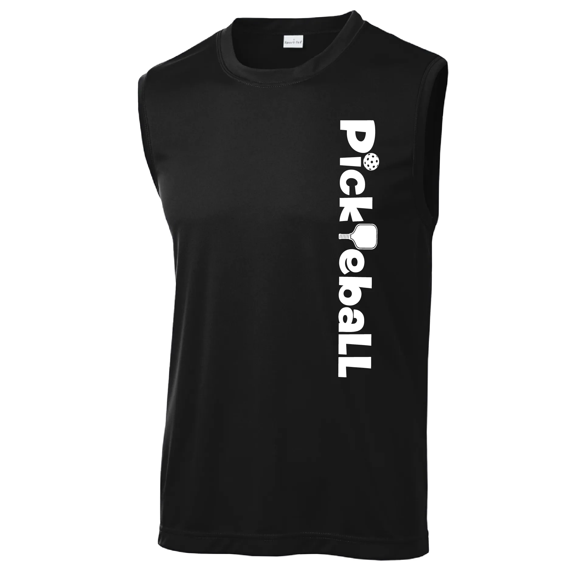 Pickleball Horizontal (Customizable) | Men’s Sleeveless Athletic Shirts | 100% Polyester