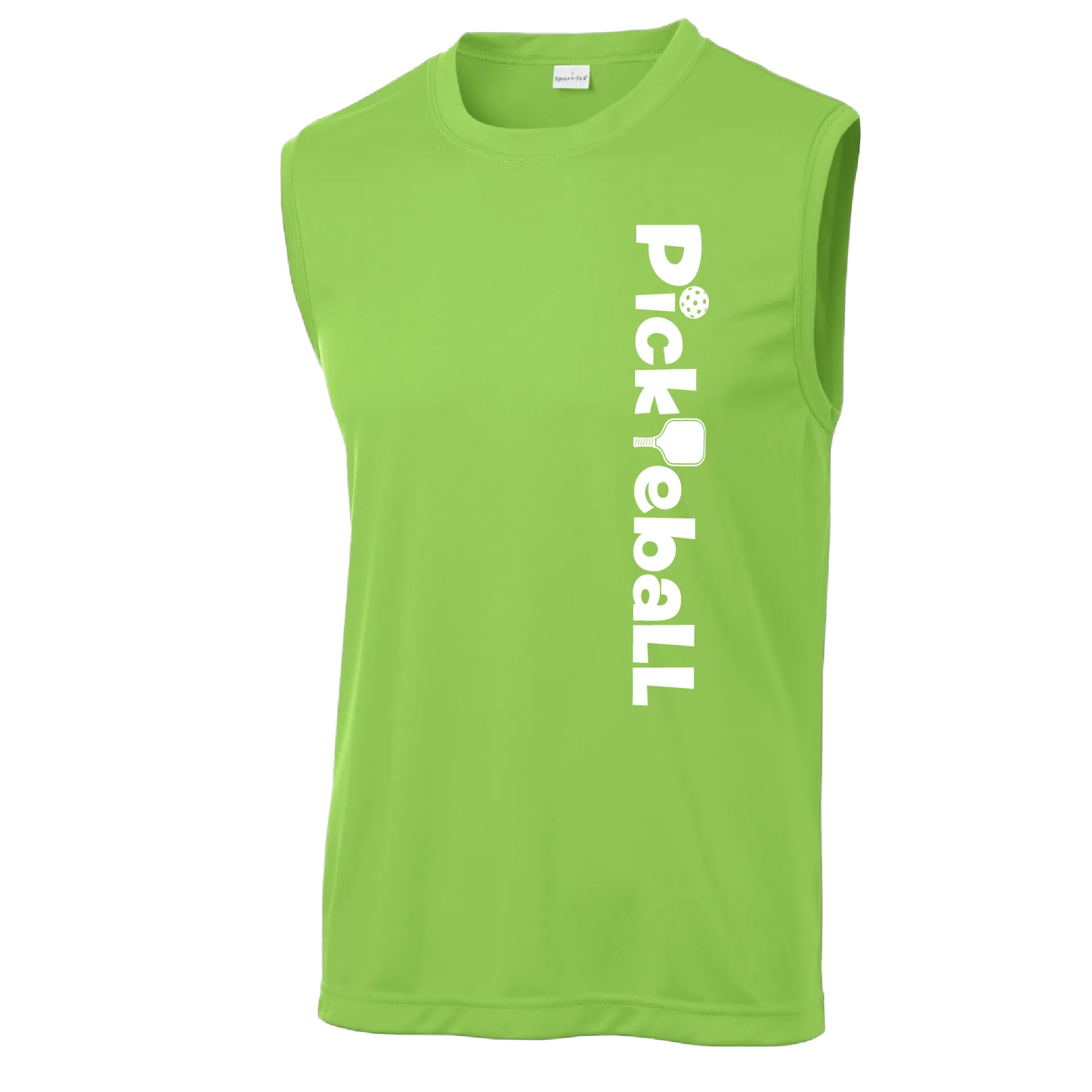 Pickleball Horizontal (Customizable) | Men’s Sleeveless Athletic Shirts | 100% Polyester