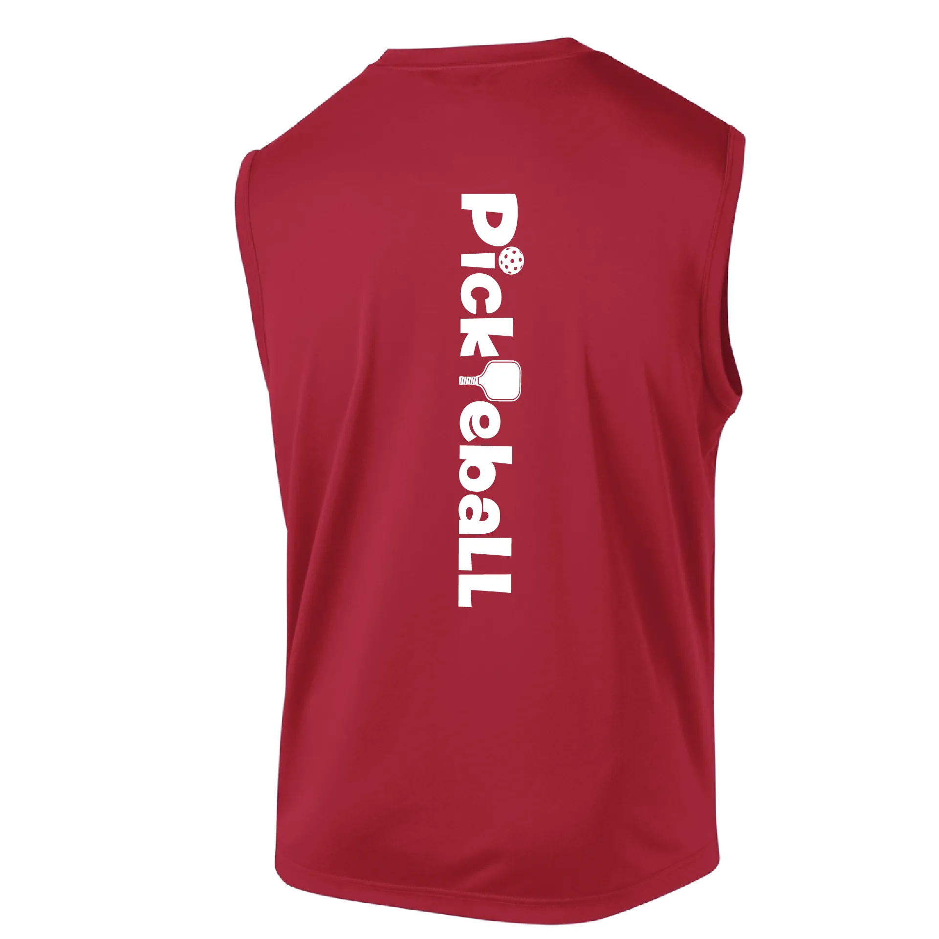 Pickleball Horizontal (Customizable) | Men’s Sleeveless Athletic Shirts | 100% Polyester