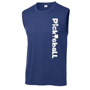 Pickleball Horizontal (Customizable) | Men’s Sleeveless Athletic Shirts | 100% Polyester