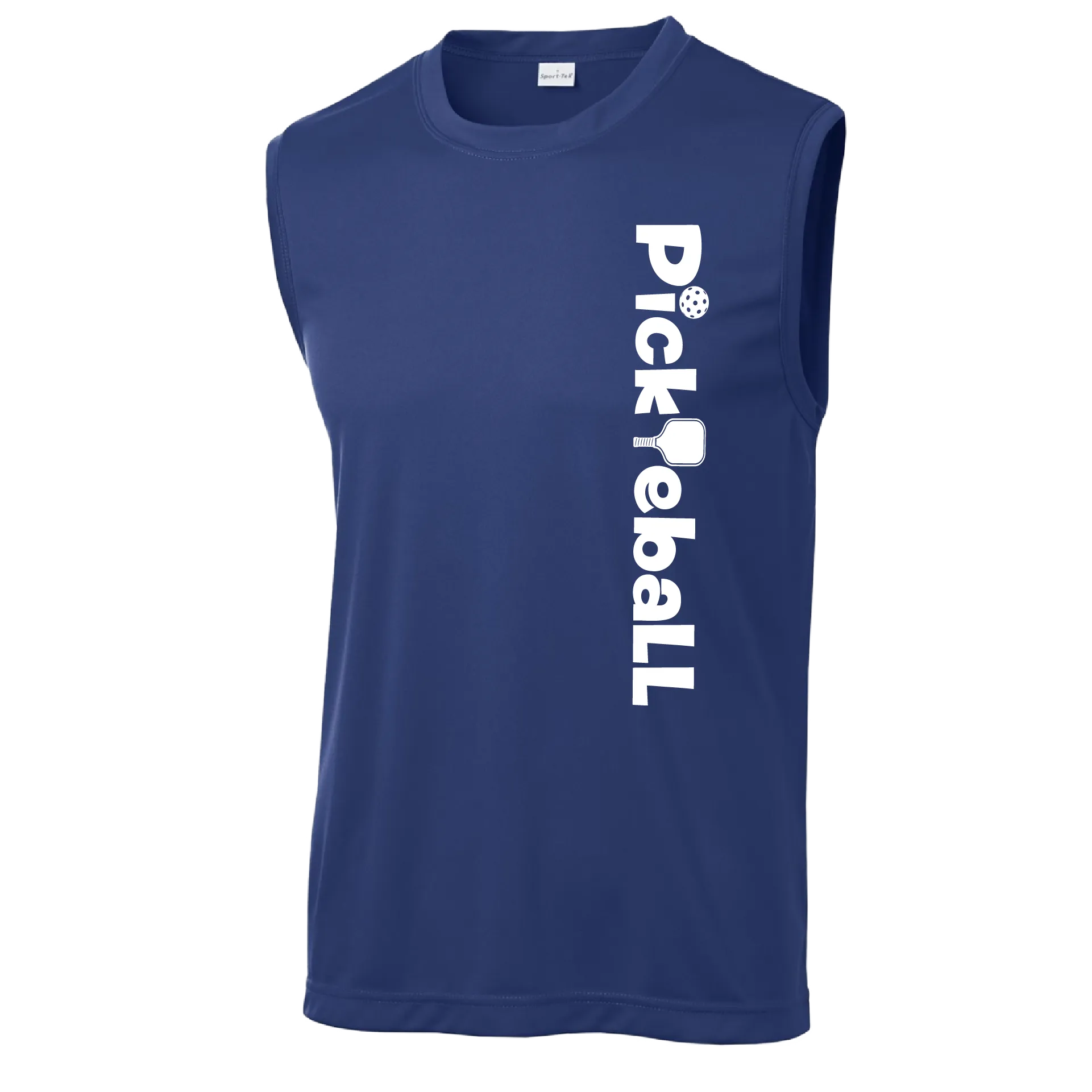 Pickleball Horizontal (Customizable) | Men’s Sleeveless Athletic Shirts | 100% Polyester