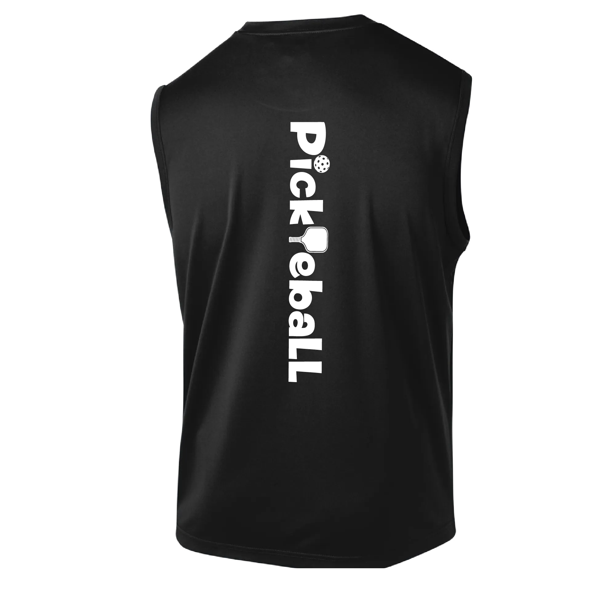 Pickleball Horizontal (Customizable) | Men’s Sleeveless Athletic Shirts | 100% Polyester