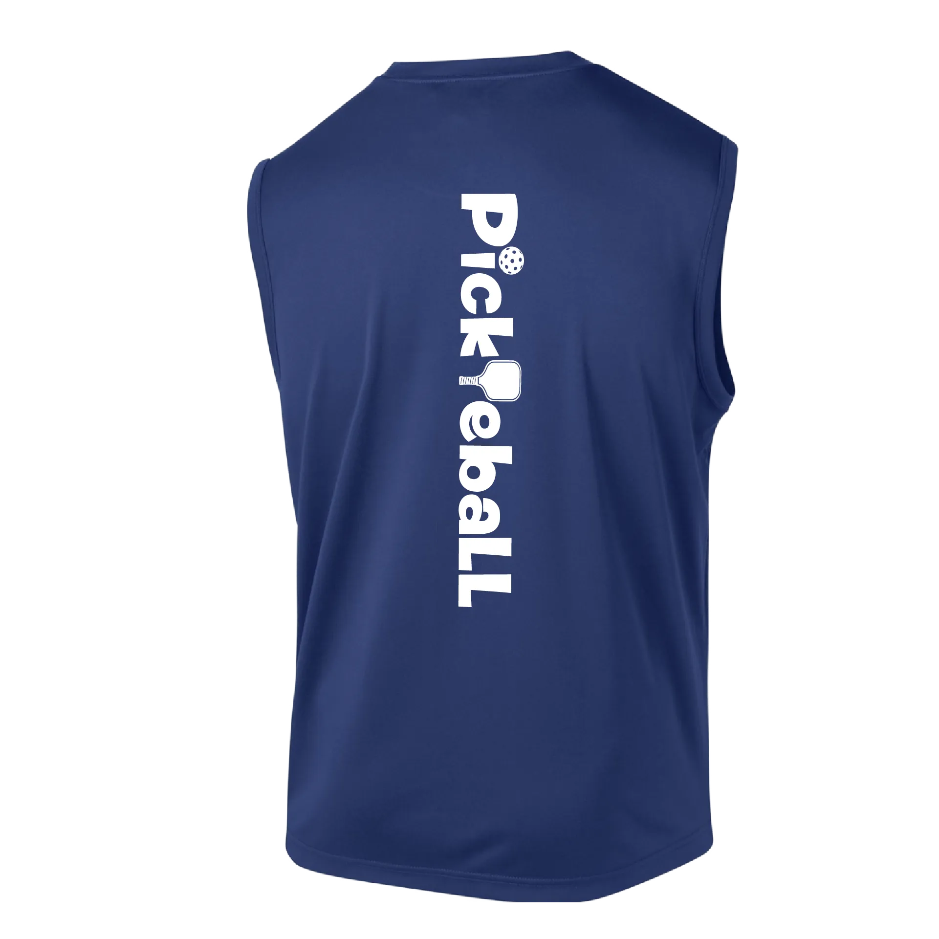 Pickleball Horizontal (Customizable) | Men’s Sleeveless Athletic Shirts | 100% Polyester