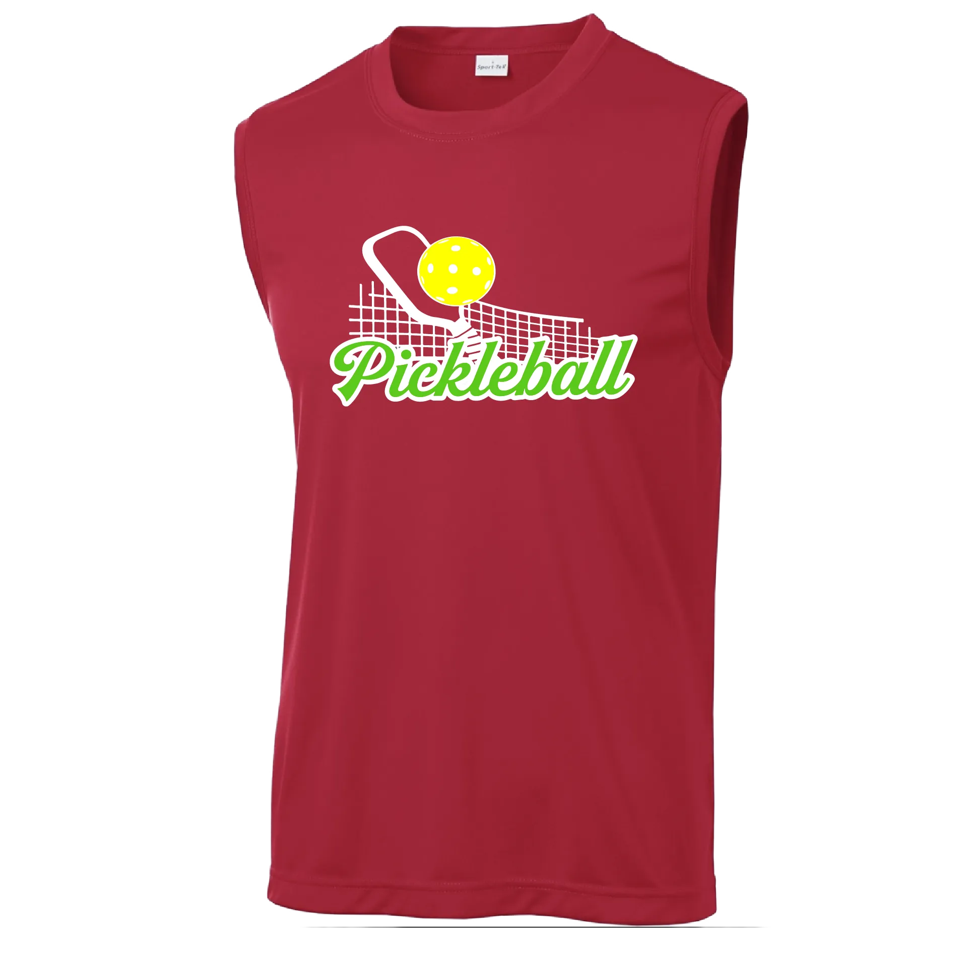 Pickleball Net | Men's Sleeveless Pickleball Shirts | 100% Polyester