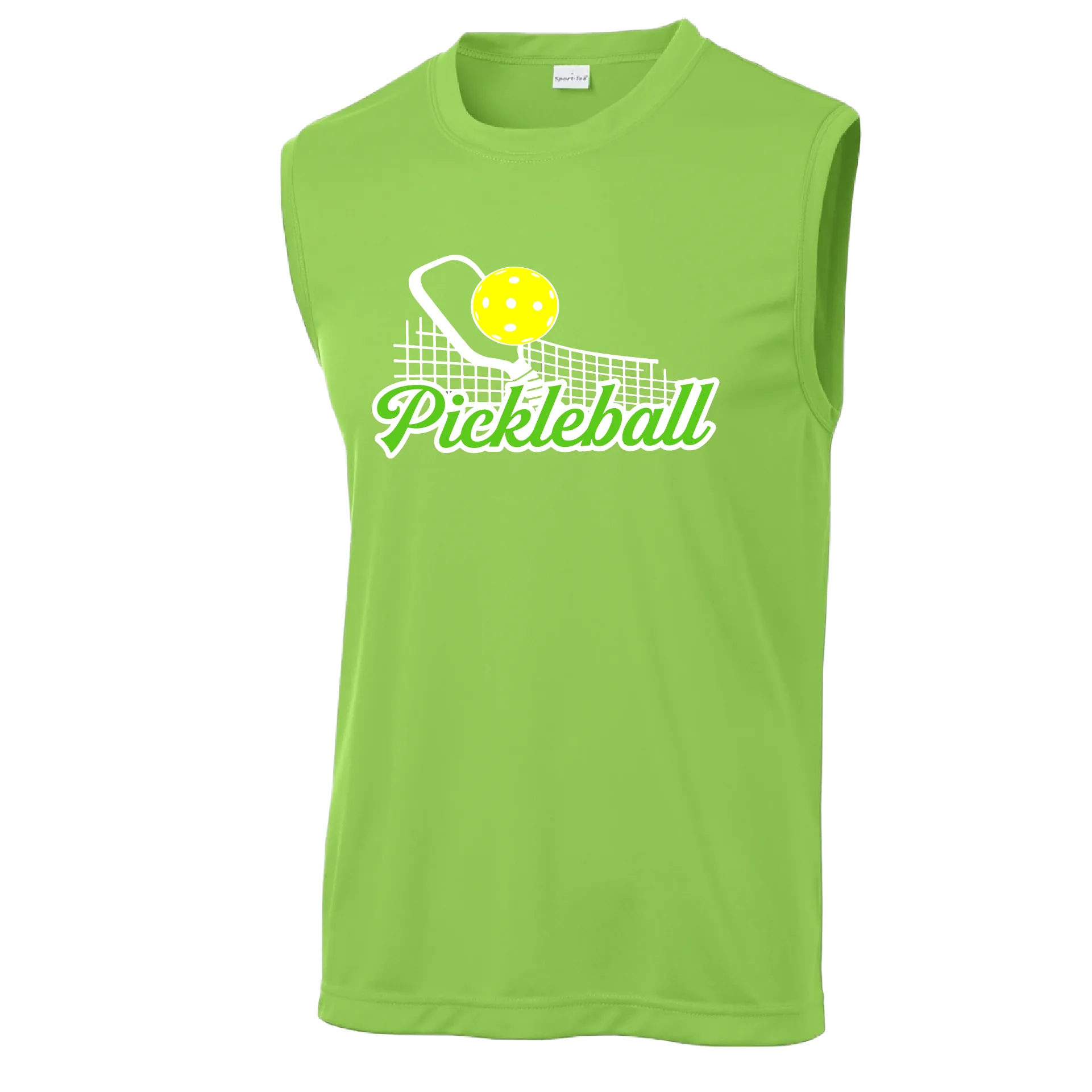 Pickleball Net | Men's Sleeveless Pickleball Shirts | 100% Polyester