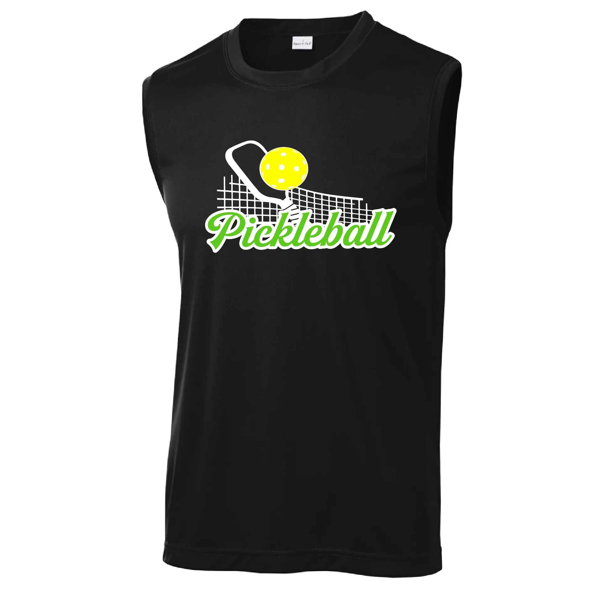 Pickleball Net | Men's Sleeveless Pickleball Shirts | 100% Polyester