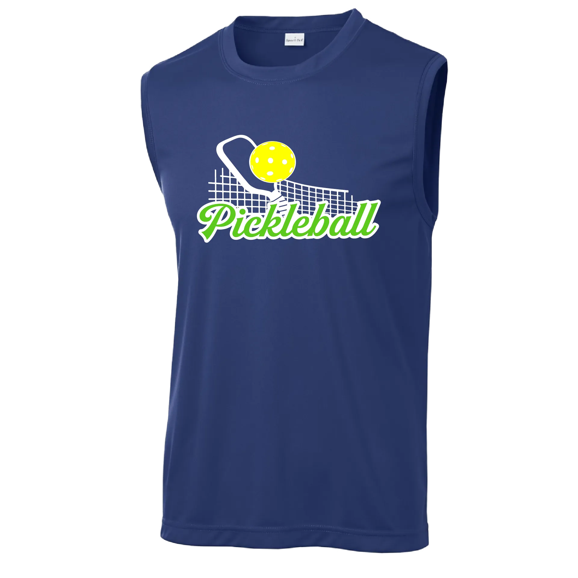 Pickleball Net | Men's Sleeveless Pickleball Shirts | 100% Polyester