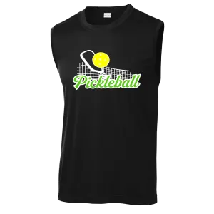 Pickleball Net | Men's Sleeveless Pickleball Shirts | 100% Polyester