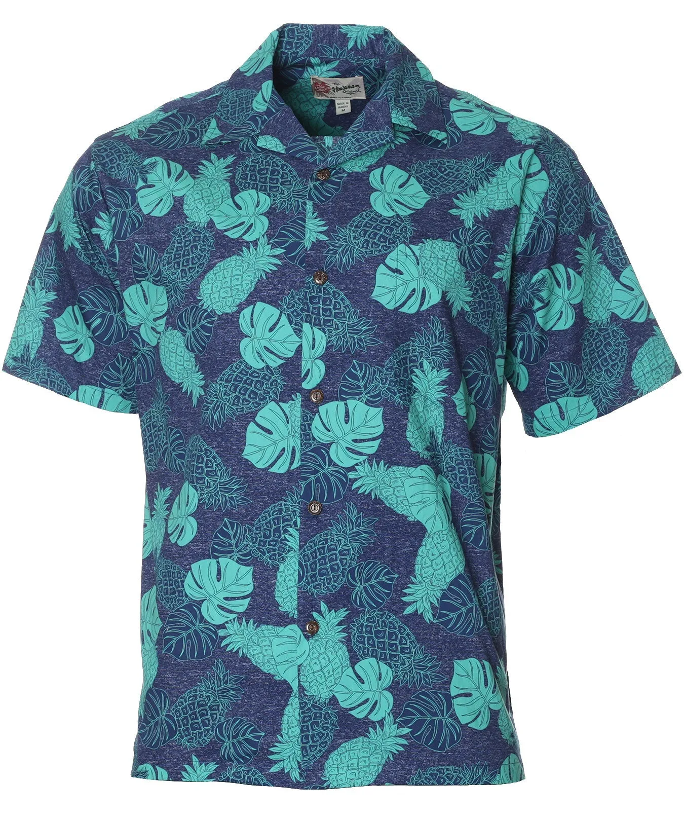 Pineapples Monstera Hawaiian Shirt
