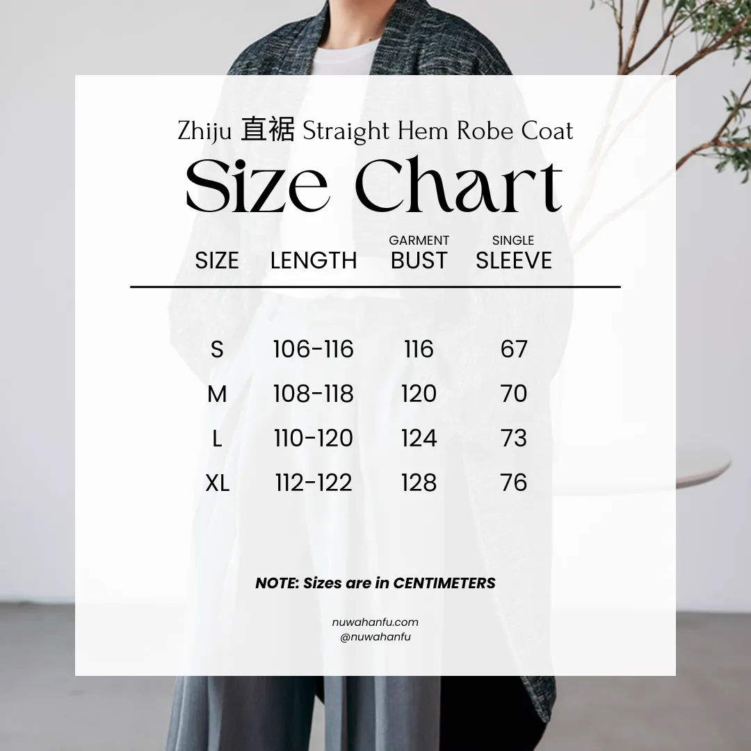 Ping Heng 平衡 Balance Modernized Han Dynasty Men's Zhiju Robe Winter Coat