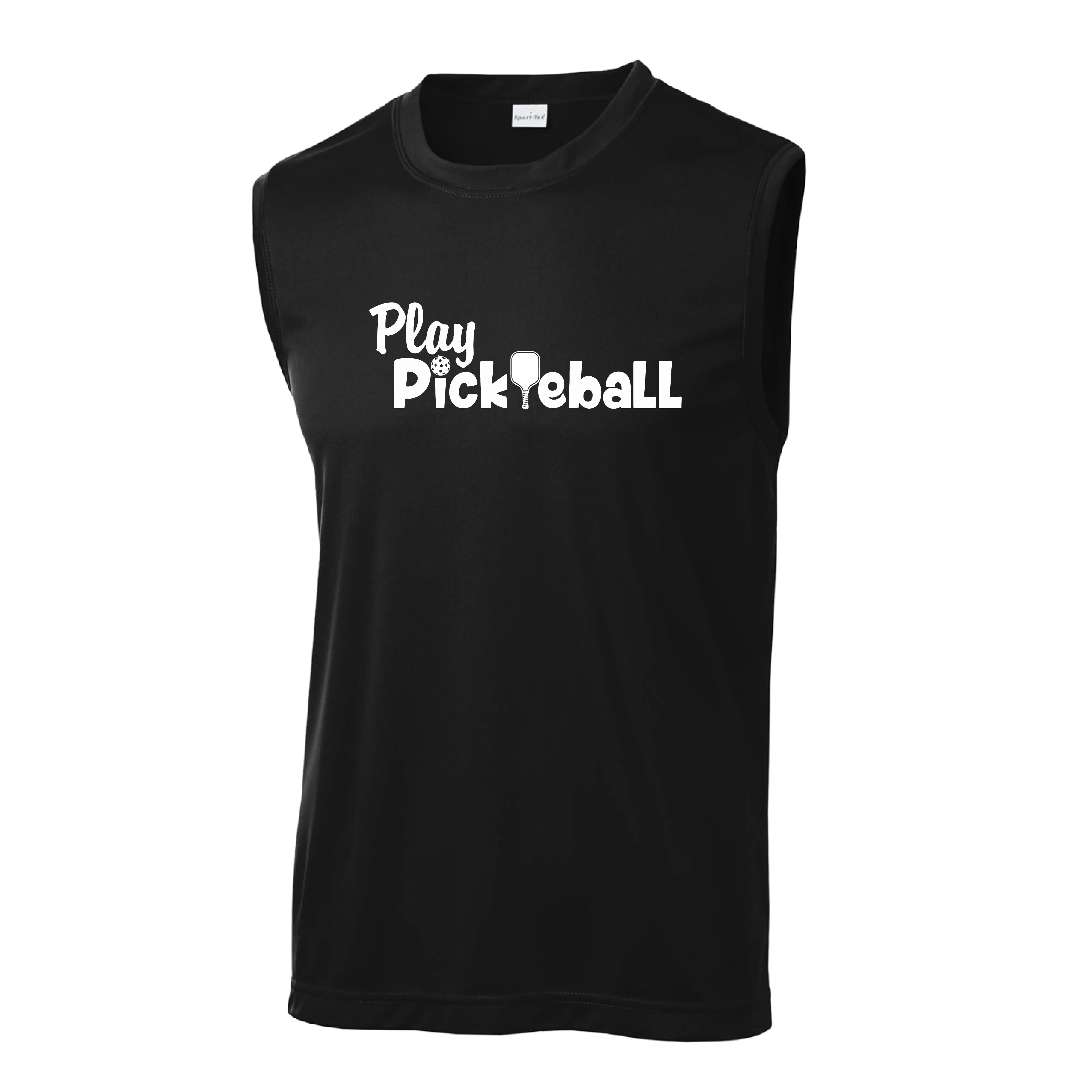 Play Pickleball | Men's Sleeveless Pickleball Shirt | 100% Polyester