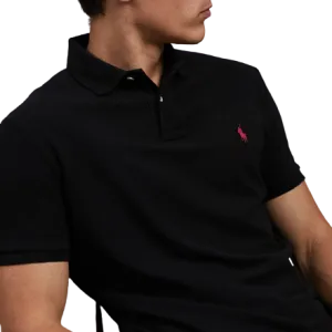 Polo Ralph Lauren - Custom Fit Mesh Polo - Black
