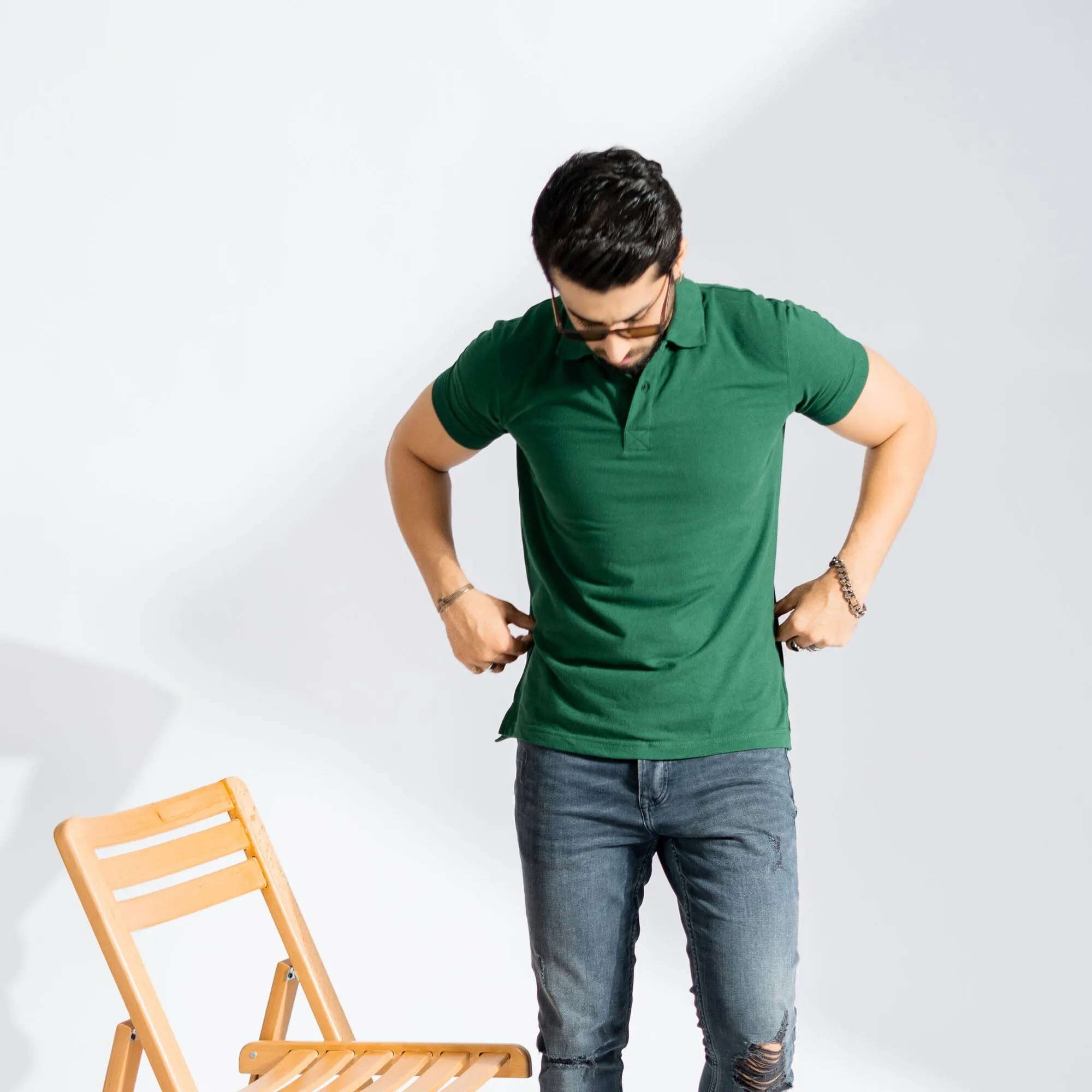 Polo Republica Men's Essentials Premium Short Sleeve Polo Shirt