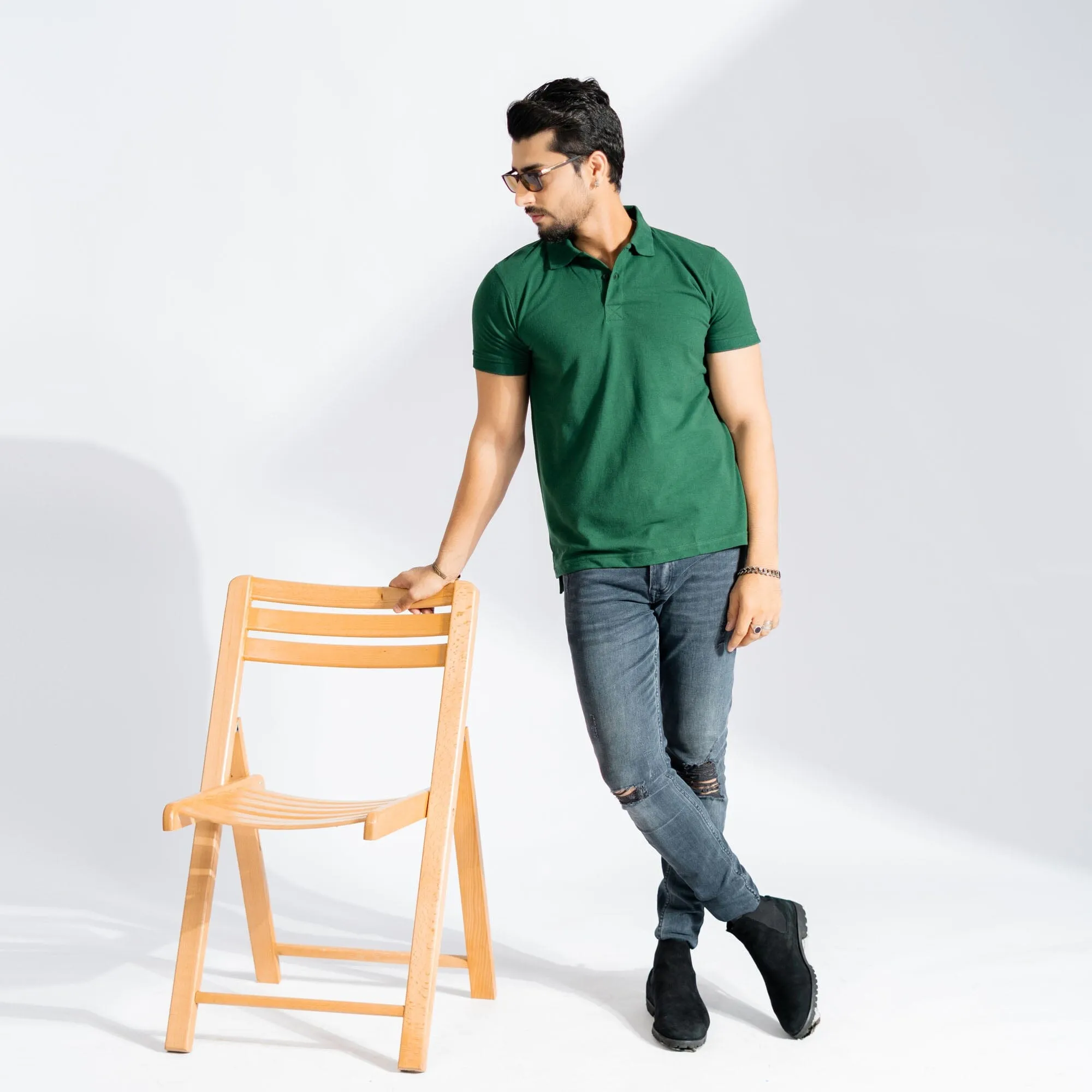 Polo Republica Men's Essentials Premium Short Sleeve Polo Shirt