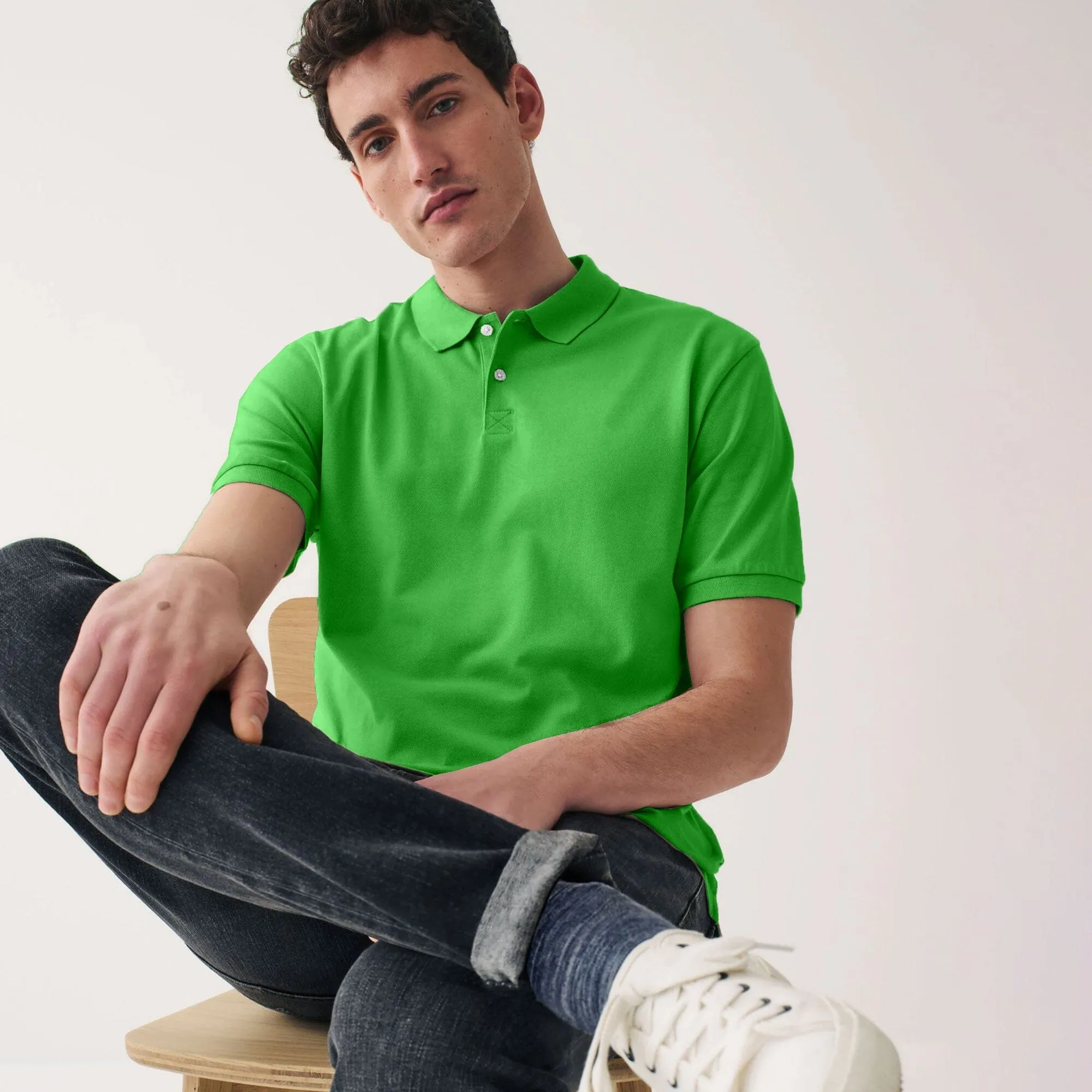 Polo Republica Men's Essentials Premium Short Sleeve Polo Shirt