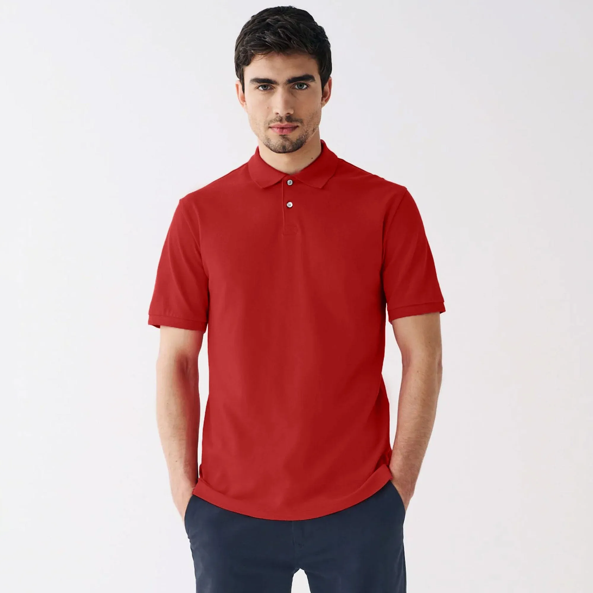 Polo Republica Men's Essentials Premium Short Sleeve Polo Shirt
