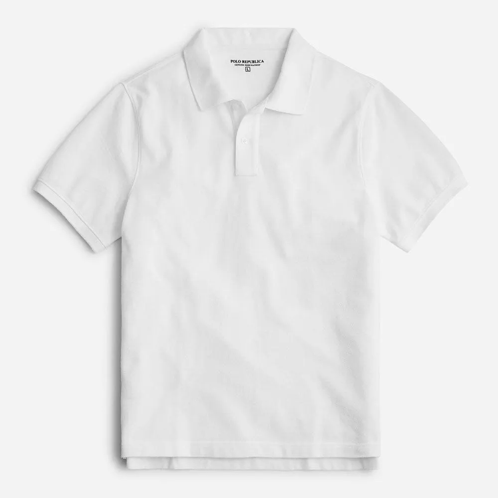Polo Republica Men's Essentials Premium Short Sleeve Polo Shirt