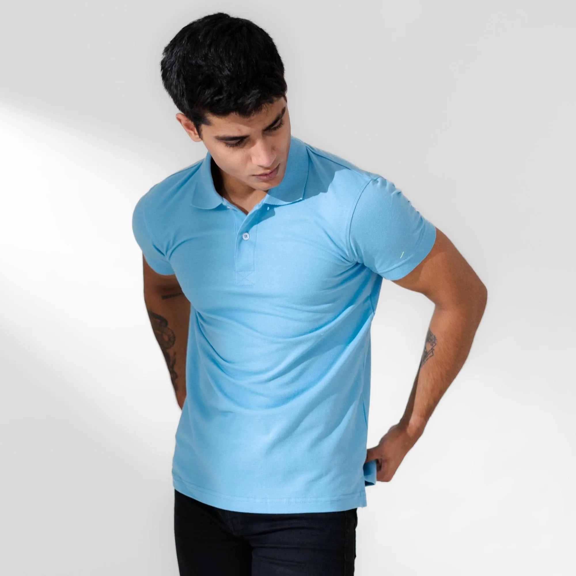 Polo Republica Men's Essentials Premium Short Sleeve Polo Shirt
